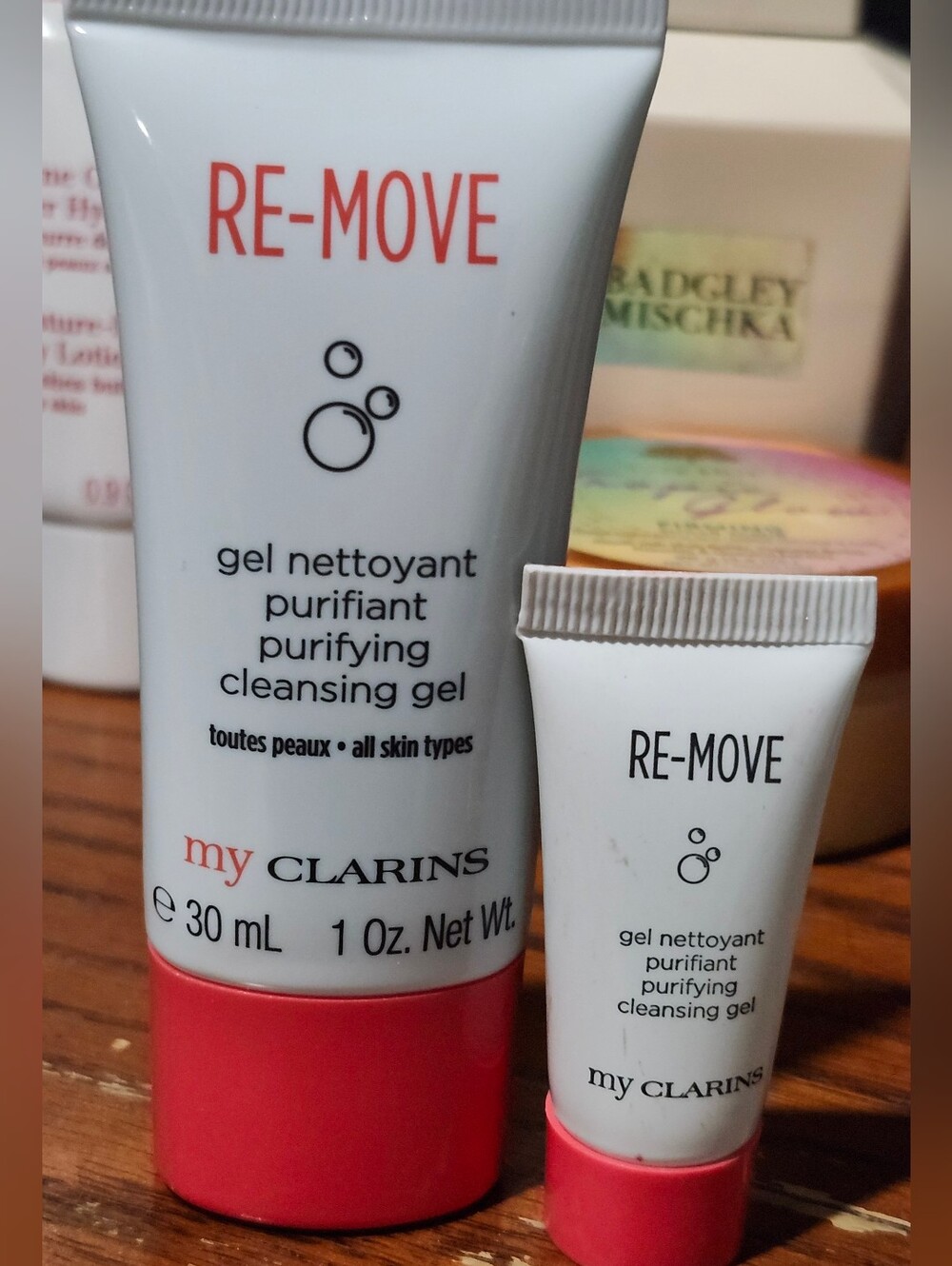 Clarins Re-move Cleansing Gel Travel & Trial Size